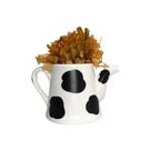 Vasinnho Vaso Bule com mancha de Ceramica Decoração - DC