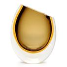 Vaso 210 MS Bicolor Fumê Com Âmbar Cristais Cá d'oro - Pç