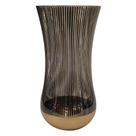 Vaso 34cm Dourado / Fume - Btc