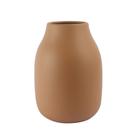Vaso Alent cerâmica laranja 17,5x17,5x25cm -L Hermitage