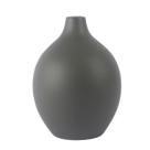 Vaso Alent cerâmica preta 15x15x20cm -L Hermitage
