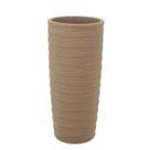 Vaso Alto Decorado Grego Tramontina Areia Plantas Folhagens 80cm Jardim Varanda Quintal