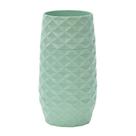 Vaso Amaranth, design exclusivo, fácil drenagem de água, verde menta