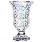 Vaso Angelica em cristal com pe D15xA23,5cm cor furta-cor Vaso Angelica em cristal com pe D15xA23,5cm cor furta-cor