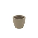 Vaso Asteca em Polietileno Bege com Prato 32 Cm - Tramontina