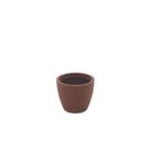 Vaso Asteca em Polietileno Marrom com Prato 24 Cm - Tramontina