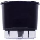 Vaso Auto Irrigável 21cm N4 Autoirrigável Raiz Planta Preto