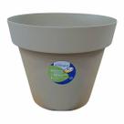 Vaso Autoirrigável Bari com Rodas 40 (27L) Cinza Taupe OKLA