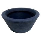 Vaso Bacia De Polietileno Com Textura Para Plantas 26cm