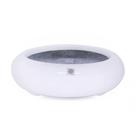 Vaso Bacia Decorativo Redondo Branco M 13X40cm
