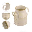 Vaso Balde Decorativo De Flores De Ânfora De Ferro Leiteira