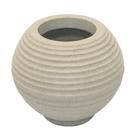 Vaso bola step 36 branco marmore vasap