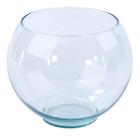 Vaso Bolinha Vidro Transparente Aquário M Para Arranjo 15cm