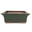 Vaso Bonsai Retangular (19x14x7) Cm Verde Escuro