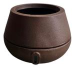 Vaso Brota Cuia P 18x27 Marrom Absoluto Ideal para Plantas e Decoração Moderna Vaso Brota Cuia P 18x27 Marrom Absoluto Ideal para Plantas e Decoração Moderna