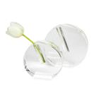Vaso Bud TIZO Design Vidro de cristal redondo transparente e elegante