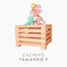 Vaso cachepô de madeira maciça ripado para flores tamanho p (27 x 27cm) - não acompanha a flor Vaso cachepô de madeira maciça ripado para flores tamanho p (27 x 27cm) - não acompanha a flor