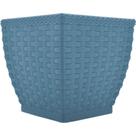 Vaso Cachepo Rattan Min Qdr.Color
