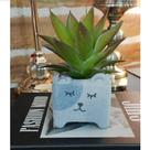 Vaso Cachepot Bichinho P/ Planta Suculenta Ou Porta Lápis