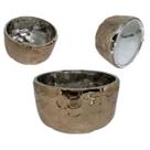 Vaso Cachepot Bronze 19cm Espelhado Colonial Vintage luxo
