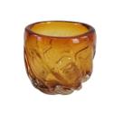 Vaso / Cachepot Decorativo de Murano - Laradore Âmbar Vaso / Cachepot Decorativo de Murano - Laradore Âmbar