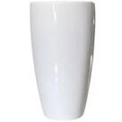 Vaso Cachepot Fibra Vidro Flores Plantas 53cm Branco