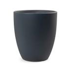 Vaso cachepot medio dubai fosco pozzani - porcelana cinza