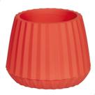 Vaso Cachepot Wave 19cm Antidengue decoração Argila