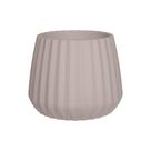 Vaso Cachepot Wave 37cm Branco Antigo