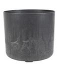 Vaso celine preto plastico uv e po de pedra com drenagem g Vaso celine preto plastico uv e po de pedra com drenagem g