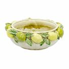 Vaso Centro de Mesa Cerâmica Decorativo Limões Siciliano