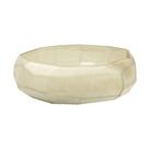 Vaso centro de mesa em vidro marrom claro fosco 11x40cm Vaso centro de mesa em vidro marrom claro fosco 11x40cm