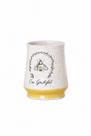Vaso Cerâmica Bee Happy 9,5x9,5x12cm - Tuut