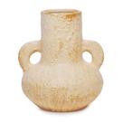 Vaso ceramica bege com alcas 24cm Vaso ceramica bege com alcas 24cm