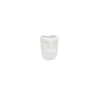 Vaso Ceramica Branca Face em Relevo Decorativo Luxo Vaso Ceramica Branca Face em Relevo Decorativo Luxo