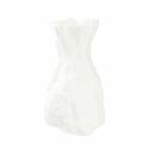 Vaso Cerâmica Branco Design Moderno Menor Orgânico