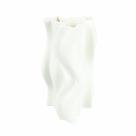 Vaso Cerâmica Branco Design Moderno Orgânico Alto Padrão