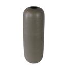 Vaso Ceramica Cinza Escuro Contemporaneo 43x14cm Luxo Vaso Ceramica Cinza Escuro Contemporaneo 43x14cm Luxo