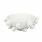 Vaso Cerâmica Decorativo Esferas em Relevo Alto Padrão