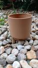 Vaso Ceramica Mocha Mousse Acabamento Fosco - 20x19