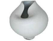 Vaso Cerâmica Mzotti Branco Fosco - 29x28x29cm - Mazzotti