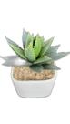 Vaso Cerâmica Planta Artificial Suculenta Dente de Leão Vaso Cerâmica Planta Artificial Suculenta Dente de Leão