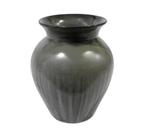 Vaso Ceramica Verde Escuro e Preta Design Tradicional Luxo Vaso Ceramica Verde Escuro e Preta Design Tradicional Luxo