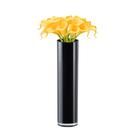 Vaso cilíndrico de vidro CYS Excel Black Glass H16cm D10cm
