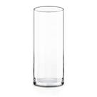 Vaso cilíndrico de vidro CYS EXCEL Clear (12 cm x 30 cm) Pacote com 1