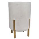 Vaso Cilíndrico Decore 34 (28L) Cimento Queimado JAPI