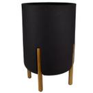 Vaso Cilíndrico Decore 34 (28L) Cor Chumbo JAPI