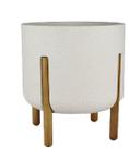 Vaso Cilíndrico Decore Off White 33 Japi