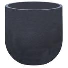 Vaso Cilíndrico Rústico 33 (20L) Cor Grafite JAPI Vaso Cilíndrico Rústico 33 (20L) Cor Grafite JAPI