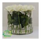 Vaso Cilindro Tubo 14x10 Decorativo Para Festas Arranjos Mesas Decoração Atemporal Transparente